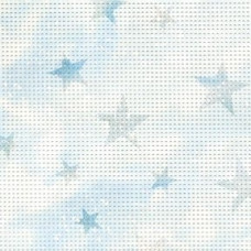 Канва для вышивания С рисунком Перфорированная бумага 14ct MILL HILL PP302 Голубые звездочки 22,8 х 30,5см (по 1 набору)