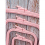 Пяльцы Рамка с Винтом Nurge Hobby №1 170-11-pink, 9,5*11 см., Пластик