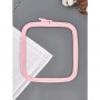 Пяльцы Рамка с Винтом Nurge Hobby №3 170-13-pink, 19,5*22 см., Пластик