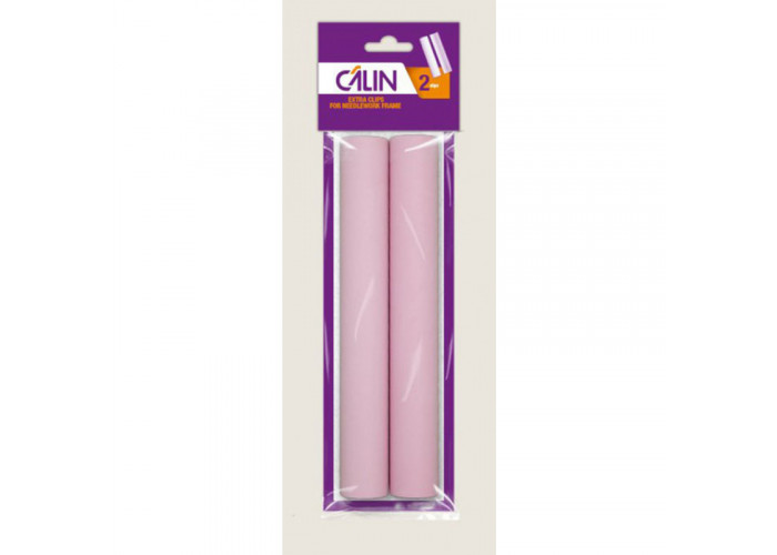 Сменные крепежные детали (клипсы) для Сборных рамок-пяльцев Calin clamps28-pink, 28 см., Пластик