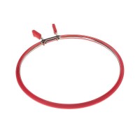 Пяльцы Круглые c Металлической застежкой Nurge Hobby 160-1, d=195 мм., Красный, Металл, Пластик