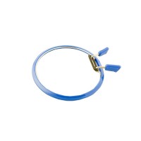 Пяльцы Круглые c Металлической застежкой Nurge Hobby 160-2, d=126 мм., Синий, Металл, Пластик