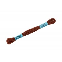 Нитки Мулине Хлопок Гамма (Gamma) 0002, 8 м. (по 1 шт)