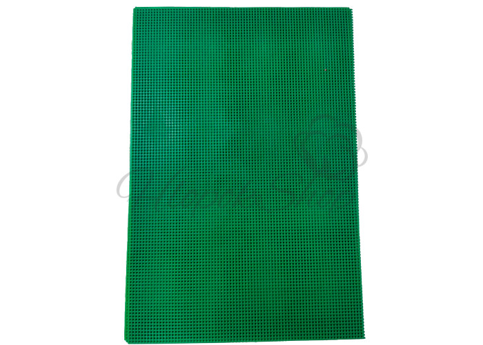 Канва для вышивания Однотонная Пластиковая 14ct Китай Рождественский зелёный 13*10,5см (по 1 шт)