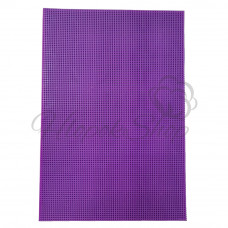 Канва для вышивания Однотонная Пластиковая 14ct Китай Фиолетовый 13*10,5см (по 1 шт)