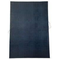 Канва для вышивания Однотонная Пластиковая 14ct Китай Синий 13*10,5см (по 1 шт)