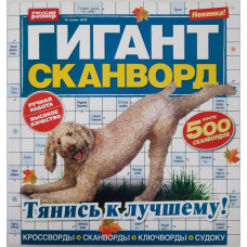 Журнал кроссвордов Гигант-сканворд №10 2020 г.