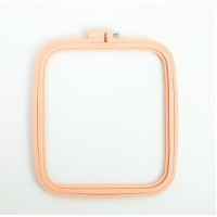 Пяльцы Рамка с Винтом Китай №3, Бежевый, 22*19,5 см., Металл, Пластик