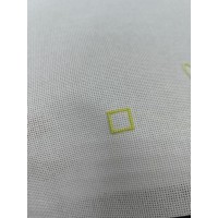 Канва для вышивания Однотонная Аида Congress Stramin 25ct Китай Белая 50*73см (Метражом)