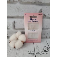 Иглы для Вышивания Бисером Ручные Hobby&Pro №10-12 130102, 6 шт.