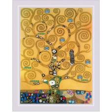 Набор для вышивания Крестиком РИОЛИС 0094 РТ ""Древо жизни" по мотивам картины Г.Климта" 40х30 см.