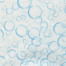 Канва для вышивания С рисунком Дизайнерская Аида 14ct Bestex Мыльные пузырьки 30*30см (по 1 шт)