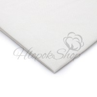 Канва для вышивания Однотонная Аида 16ct Беларусь 851(955) Белая 50*74см (Метражом)