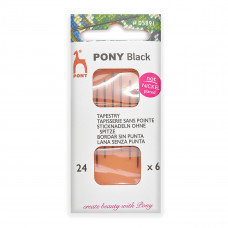 Иглы для Вышивки Ручные Pony №24 05891 BLACK Tapestry, 6 шт.