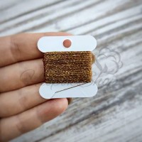 Нитки Мулине Металлик ХлопокШоп HFX-34-3, 20 м. (по 1 шт)