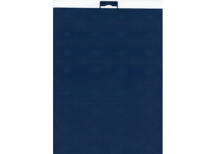 Канва для вышивания Однотонная Пластиковая 14ct М.П. Студия К-053 Синяя 28*21см (по 1 шт)