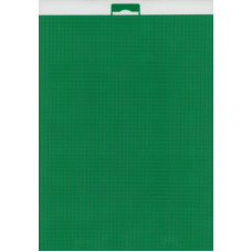 Канва для вышивания Однотонная Пластиковая 14ct М.П. Студия К-054 Зеленая 28*21см (по 1 шт)