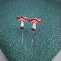 Игла Счетная Ручная работа Мухомор, 5 см. (по 1 шт)
