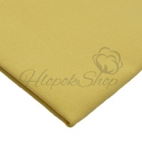 Канва для вышивания Однотонная Равномерка Linda Schulertuch 27ct Zweigart 1235/2094 Желтая 49*34см (Метражом)