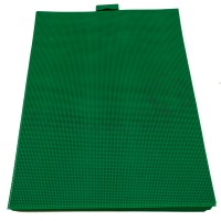 Канва для вышивания Однотонная Пластиковая 14ct Китай Рождественский зелёный 28*21см (по 1 шт)