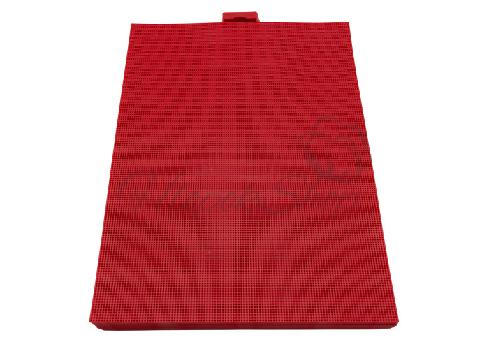 Канва для вышивания Однотонная Пластиковая 14ct Китай Рождественский красный Красный 28*21см (по 1 шт)