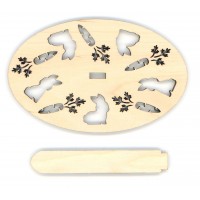 Подставка МП Студия РА-048 "Кролик", 7*11 см.