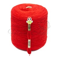 Нитки Мулине Хлопок Китай 817, 1 м. (Метражом)