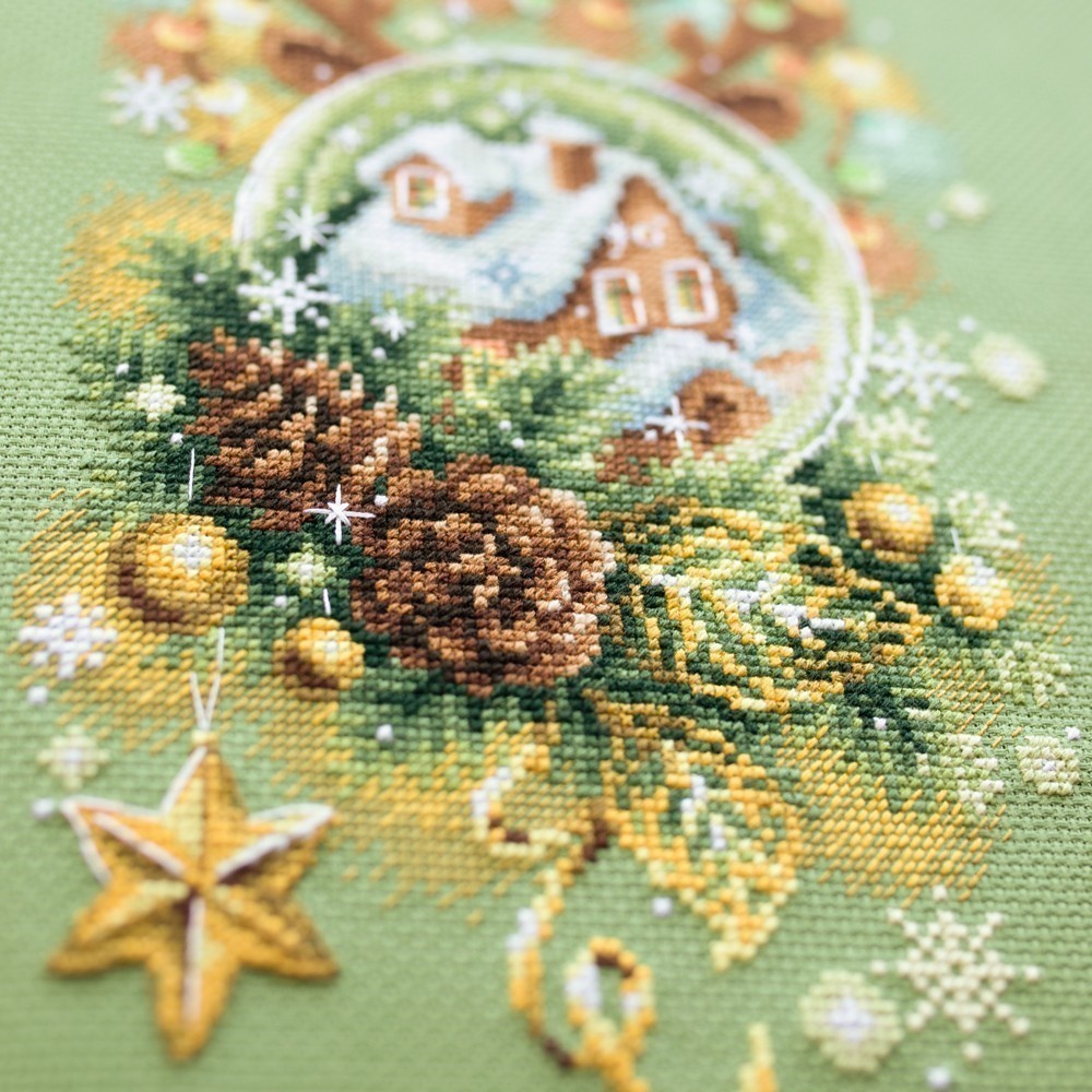 Набор для вышивания крестом RTO «Счастливого Рождества!»