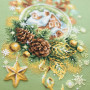 Набор для вышивания Крестиком Чудесная игла 100-245 "Светлое рождество" 17х27 см.