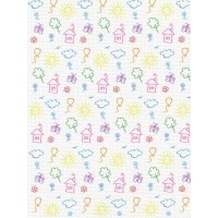 Канва для вышивания С рисунком Дизайнерская Аида 18ct М.П. Студия КД-117 21*30см (по 1 шт)