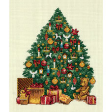 Набор для вышивания Крестиком PANNA (ПАННА) PR-7257 "Викторианская елка" 25х20 см.