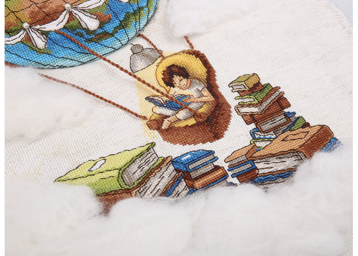 Набор для вышивания Крестом PANNA (ПАННА) VS-7182 "Книжное путешествие", 32*27 см