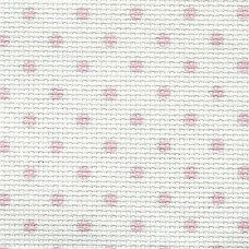 Канва Дизайнерская Аида 14 ct. Bestex Розовый горох, 30*30 см. (по 1 шт)