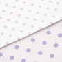 Канва для вышивания С рисунком Дизайнерская Аида 14ct Bestex Розовый горох 30*30см (по 1 шт)