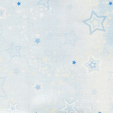 Канва для вышивания С рисунком Дизайнерская Аида 14ct Bestex Звезды 30*30см (по 1 шт)