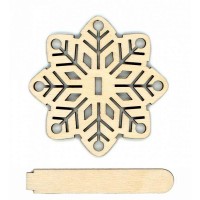 Подставка МП Студия РА-017 "Снежинка", 8*8 см.