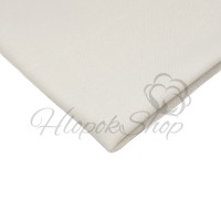 Канва для вышивания Однотонная Равномерка Lugana  25ct Zweigart 3835/101 Молочный 49*34см (Метражом)