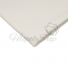 Канва для вышивания Однотонная Равномерка Lugana  25ct Zweigart 3835/101 Молочный 49*34см (Метражом)