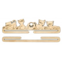 Подвес для вышивки МП Студия ОР-004 "Котики", 23*6 см.