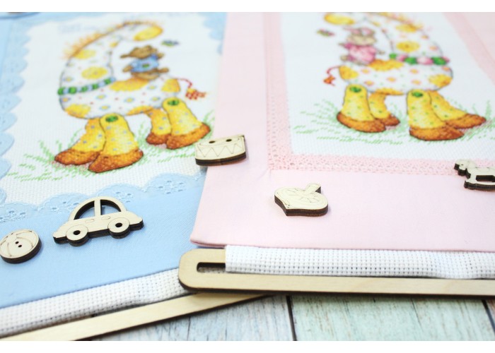 Подвес для вышивки МП Студия ОР-005 "Игрушки", 23*6,5 см.