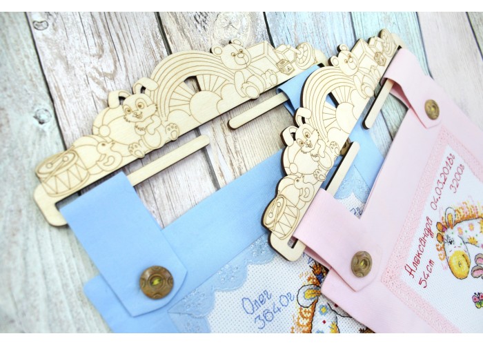 Подвес для вышивки МП Студия ОР-005 "Игрушки", 23*6,5 см.