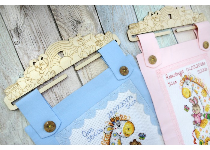 Подвес для вышивки МП Студия ОР-005 "Игрушки", 23*6,5 см.