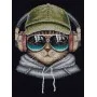 Набор для вышивания Крестиком PANNA (ПАННА) J-7360 "Меломан Стенли" 18х22,5 см.